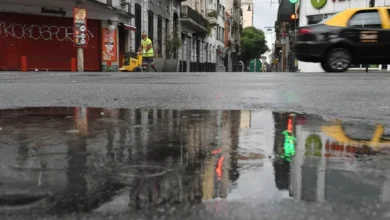 Lluvia en la ciudad de Buenos Aires