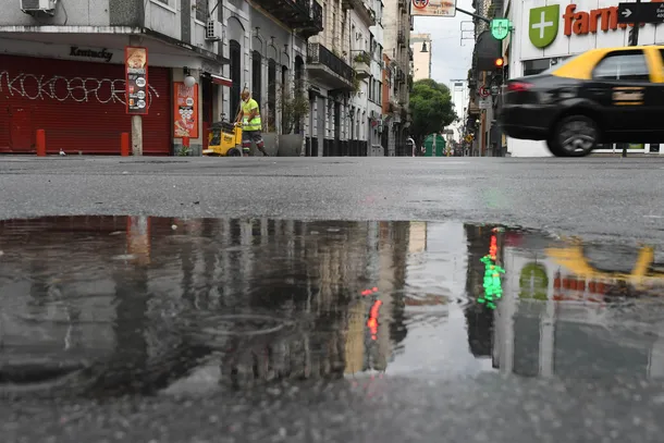 Lluvia en la ciudad de Buenos Aires
