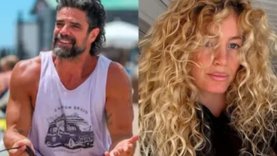 Sarah Borrell y Luciano Castro en una foto juntos