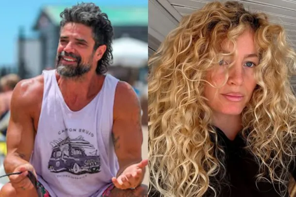Sarah Borrell y Luciano Castro en una foto juntos