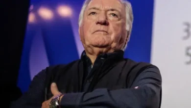 Luis Barrionuevo en una reunión con dirigentes sindicales
