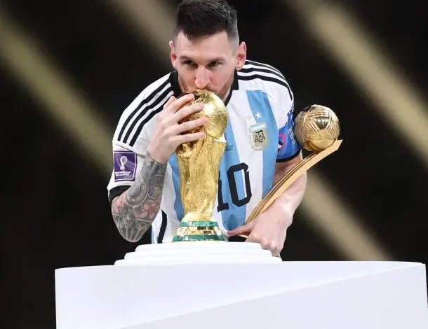 Imagen de Lionel Messi con la Selección Argentina