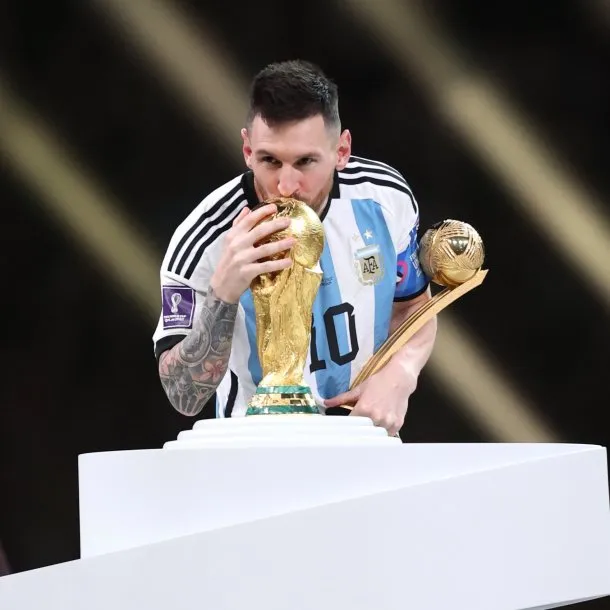 Imagen de Lionel Messi con la Selección Argentina