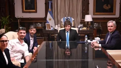Javier Milei recibe a los hermanos Cunio en Casa Rosada