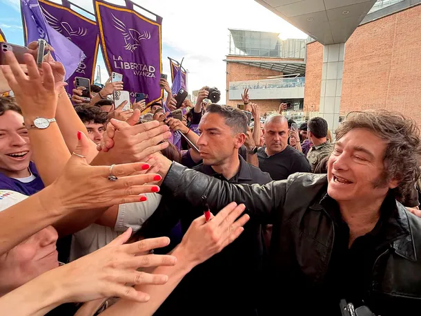 Javier Milei en un evento en Córdoba