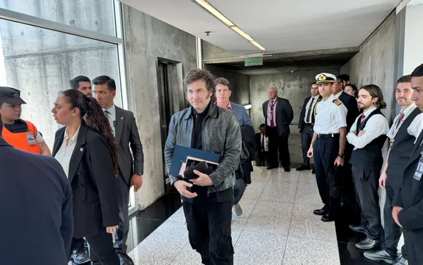 Javier Milei en el Foro de Davos