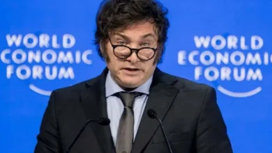 Javier Milei en el Foro Económico Mundial de Davos