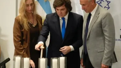 Javier Milei en el Museo del Holocausto de Recoleta