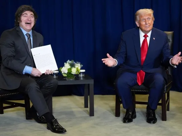 Imagen de Javier Milei y Donald Trump