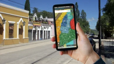Mapa de la provincia de Córdoba con información geográfica