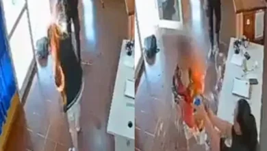 Mujer se prende fuego en comisaría de Misiones