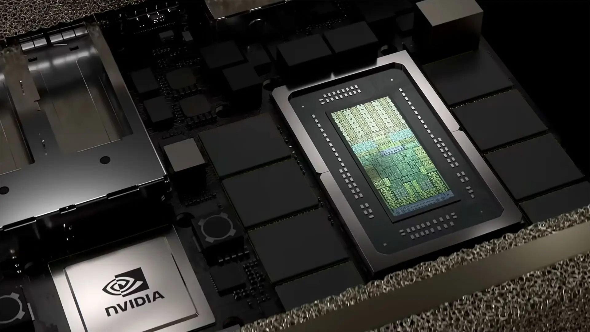 Imagen del procesador NVIDIA para laptops