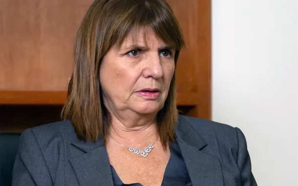 Patricia Bullrich en una conferencia de prensa