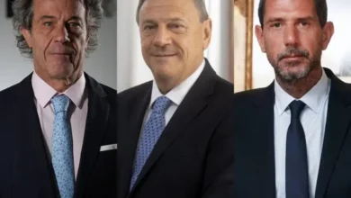 Javier Milei en una reunión con su gabinete