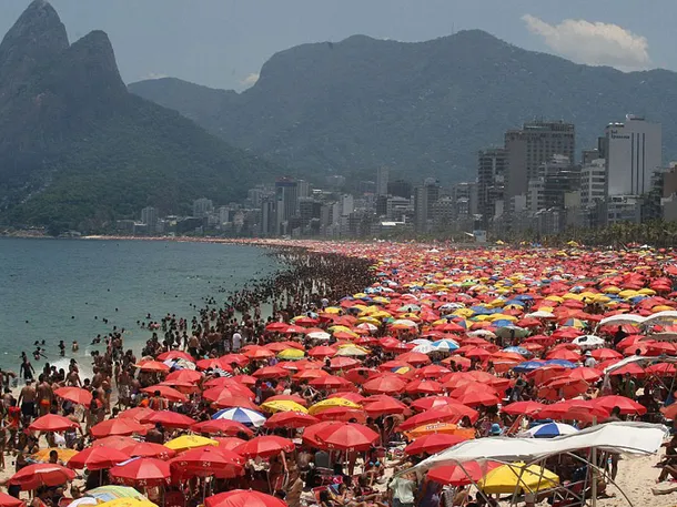 Playa de Copacabana en Río de Janeiro