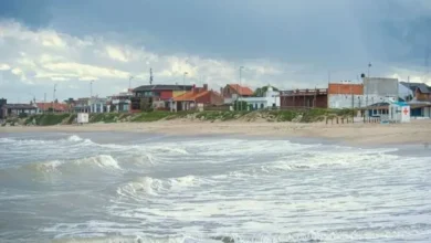 Imagen de una playa afectada por un meteotsunami