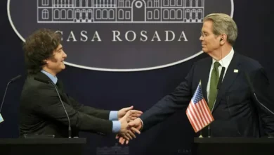 Imagen de Scott Bessent y Luis Caputo