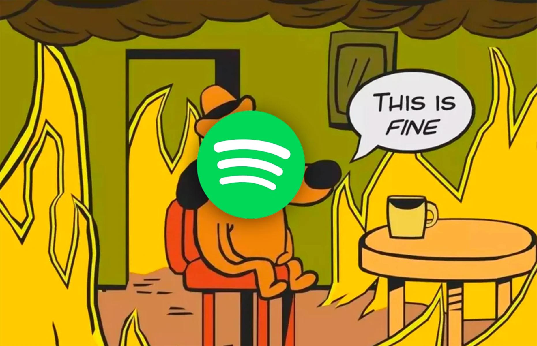Logo de Spotify en una pantalla de teléfono móvil