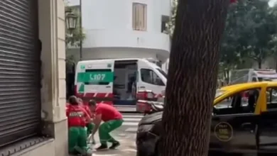 Imagen de la casa de Cristina Kirchner en Constitución, donde ocurrió el trágico accidente