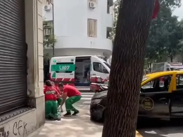 Imagen de la casa de Cristina Kirchner en Constitución, donde ocurrió el trágico accidente