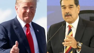 Trump y Maduro en una imagen de archivo