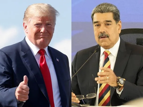 Trump y Maduro en una imagen de archivo