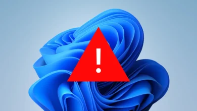 Imagen de la pantalla de inicio de Windows 11 con un mensaje de actualización