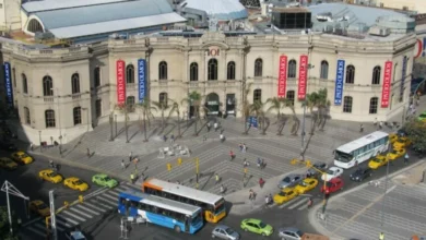 Imagen de un simulacro de incendio en un centro comercial