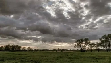 Imagen de un cielo tormentoso en Córdoba