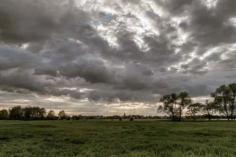 Imagen de un cielo tormentoso en Córdoba