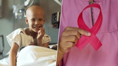 Imagen de un paciente con cáncer recibiendo tratamiento