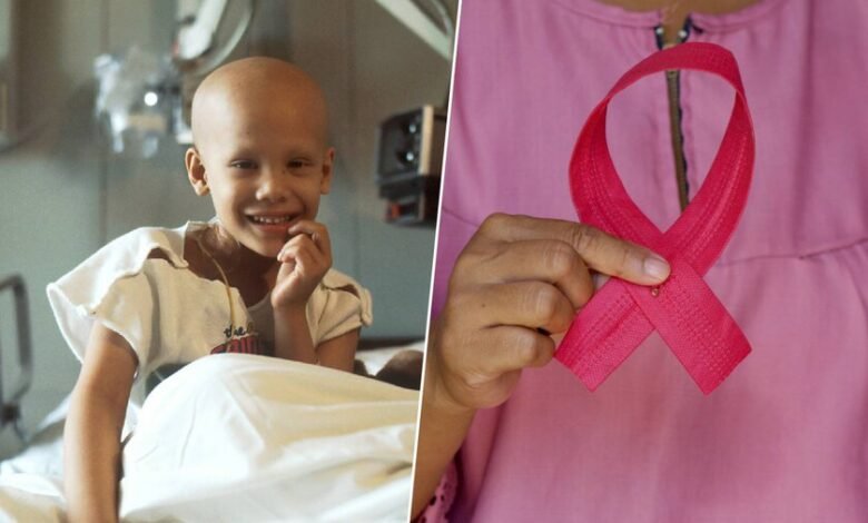 Imagen de un paciente con cáncer recibiendo tratamiento