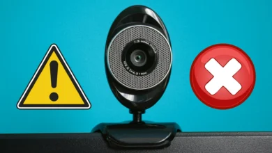 Imagen de una cámara de seguridad con un candado