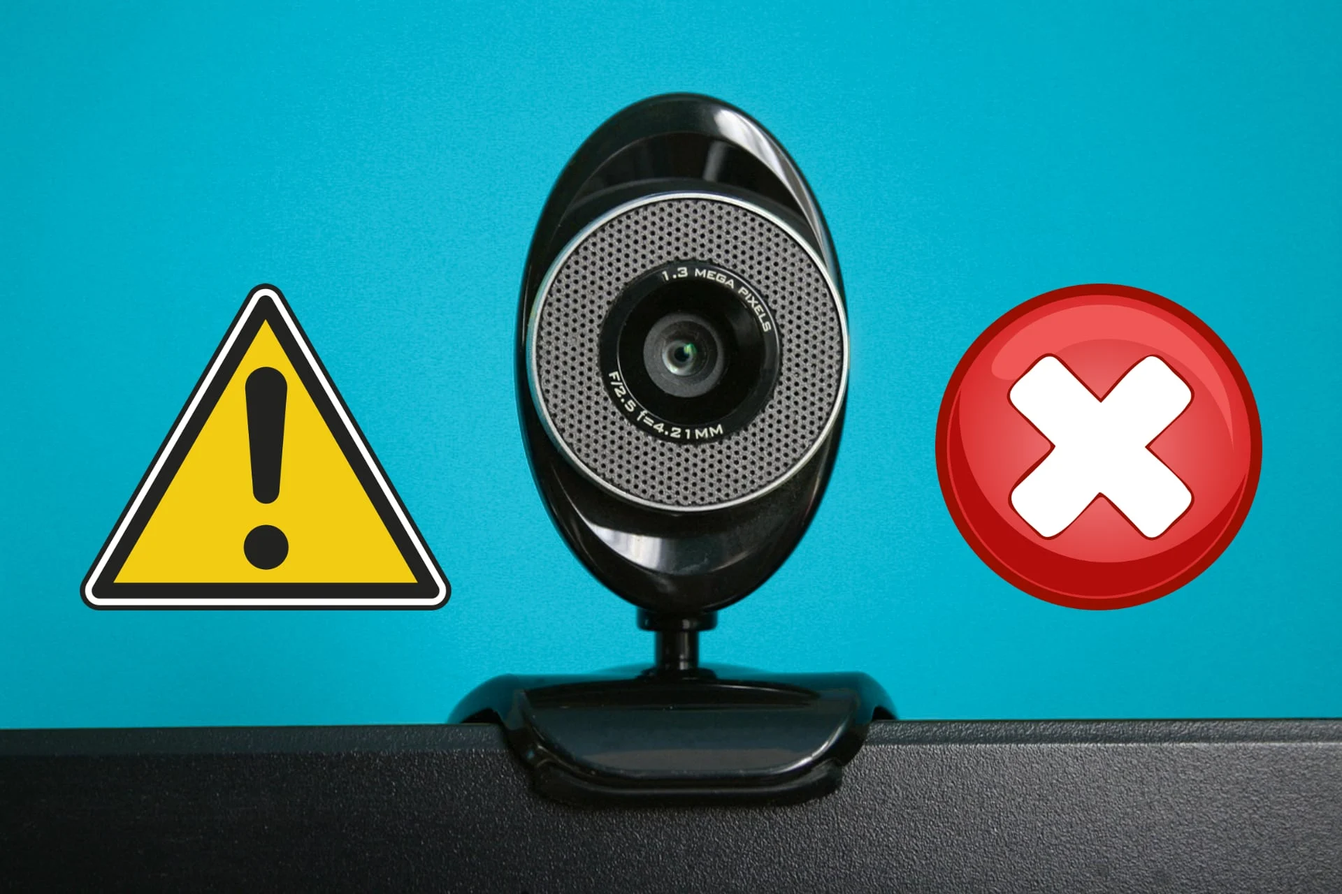 Imagen de una cámara de seguridad con un candado