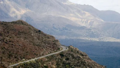 Obras viales en una ruta provincial de Córdoba