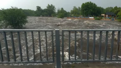 Imagen de la crecida del río en Córdoba