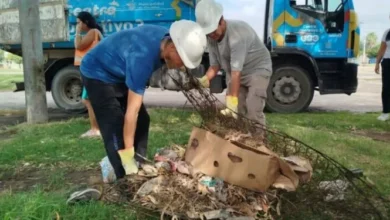 Operativo de descacharreo en barrios de Córdoba para prevenir el dengue