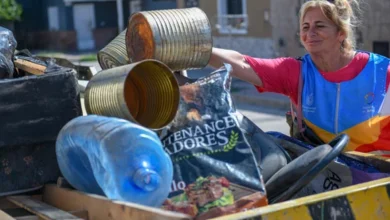 Operativo de descacharreo en un barrio de Córdoba