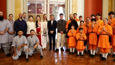 Imagen de la celebración del Año Nuevo Chino en Córdoba con dragones y leones