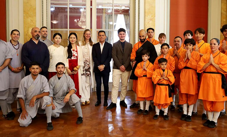 Imagen de la celebración del Año Nuevo Chino en Córdoba con dragones y leones