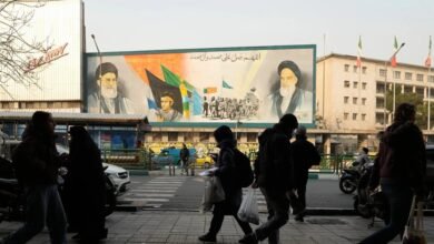 Manifestantes en Irán