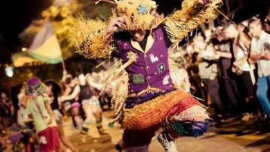 Imagen de una murga en el Carnaval del Suquía