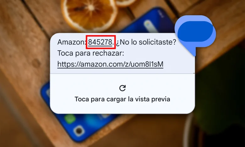 Imagen de la app de Mensajes de Google en un dispositivo Android