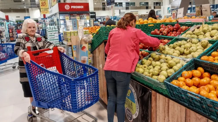 Gráfico de la inflación en Córdoba en enero
