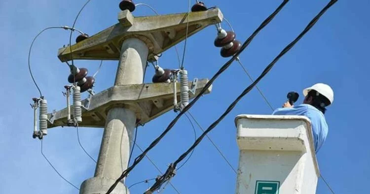 Mapa de la provincia de Córdoba con zonas afectadas por cortes de luz