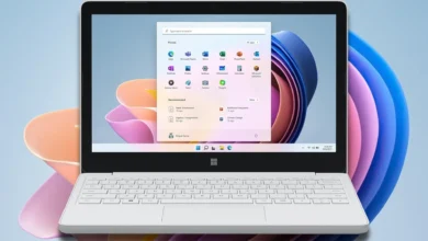 Imagen de un Surface Laptop SE con Windows 11 SE