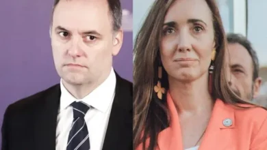 Victoria Villarruel y Javier Milei en una reunión