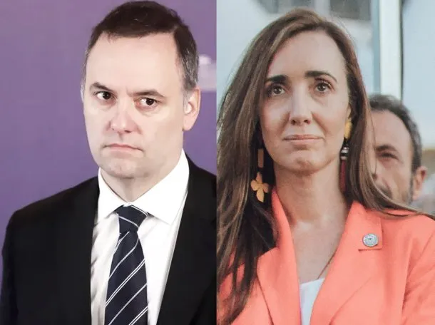 Victoria Villarruel y Javier Milei en una reunión