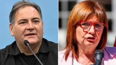 Imagen de Patricia Bullrich y Javier Alonso en medio de un debate