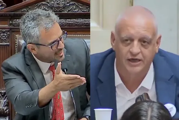 Imagen de diputados en sesión, con Martín Menem en el estrado